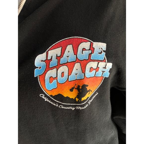 Stage Coach Hoodie 2017 Full Zip Long Sleeve Thumb Holes Size Large - Picture 2 of 5